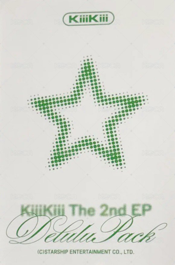 Delulu Pack kkt 預售 特典卡  背面