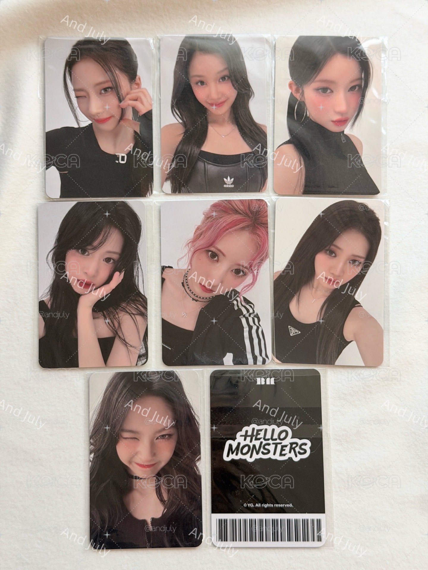 BABYMONSTER 25世巡 亞巡MD滿額 SET(7p)