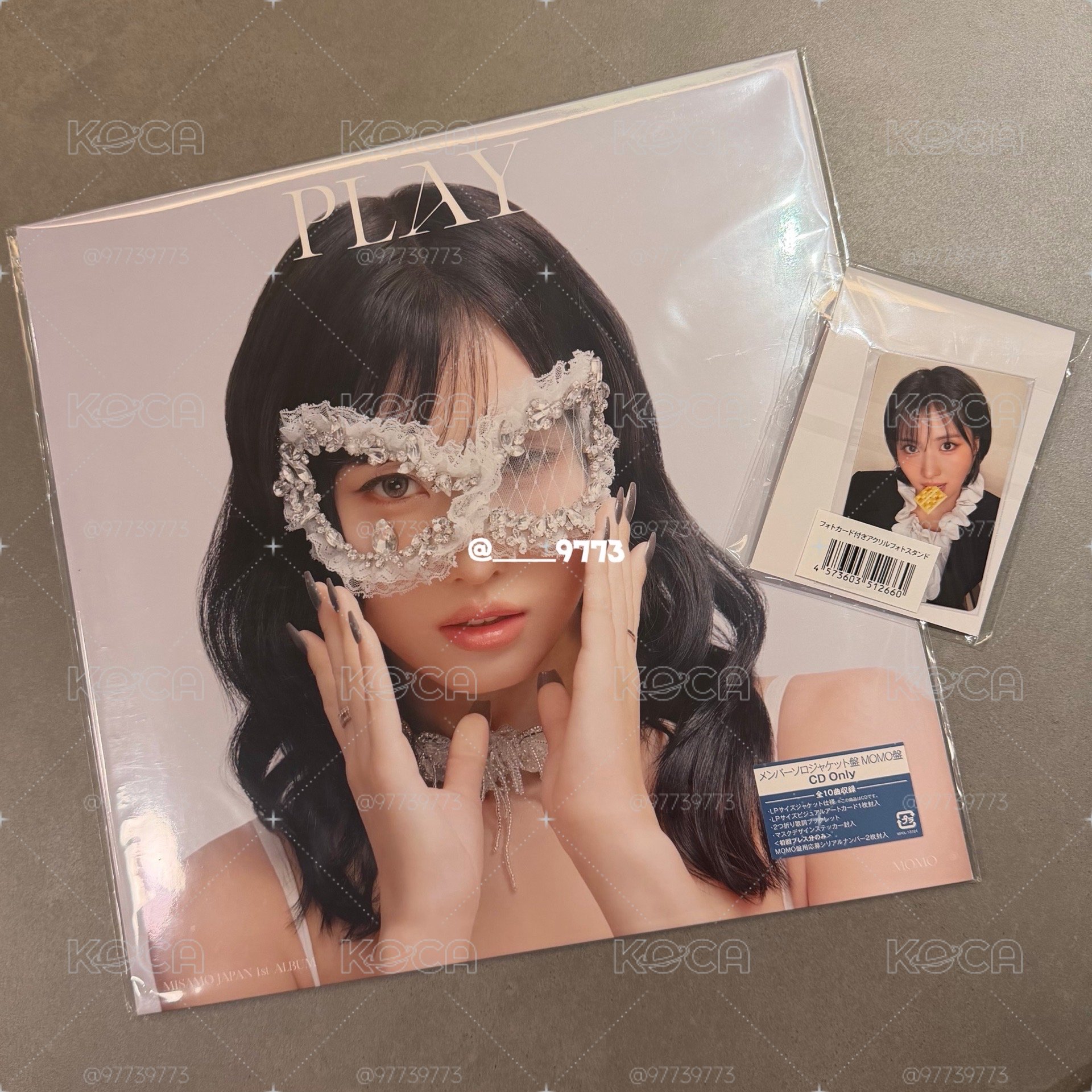 MISAMO PLAY MOMO個人盤(含ONCE JAPAN特典一組）❌無應募券