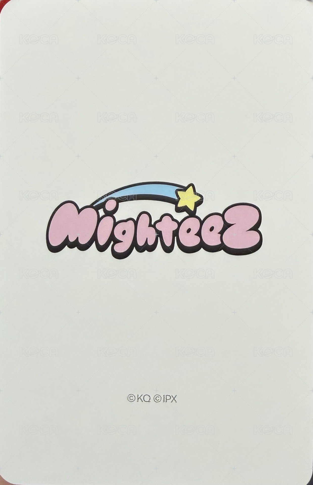 MIGHTEEZ 周邊卡  背面