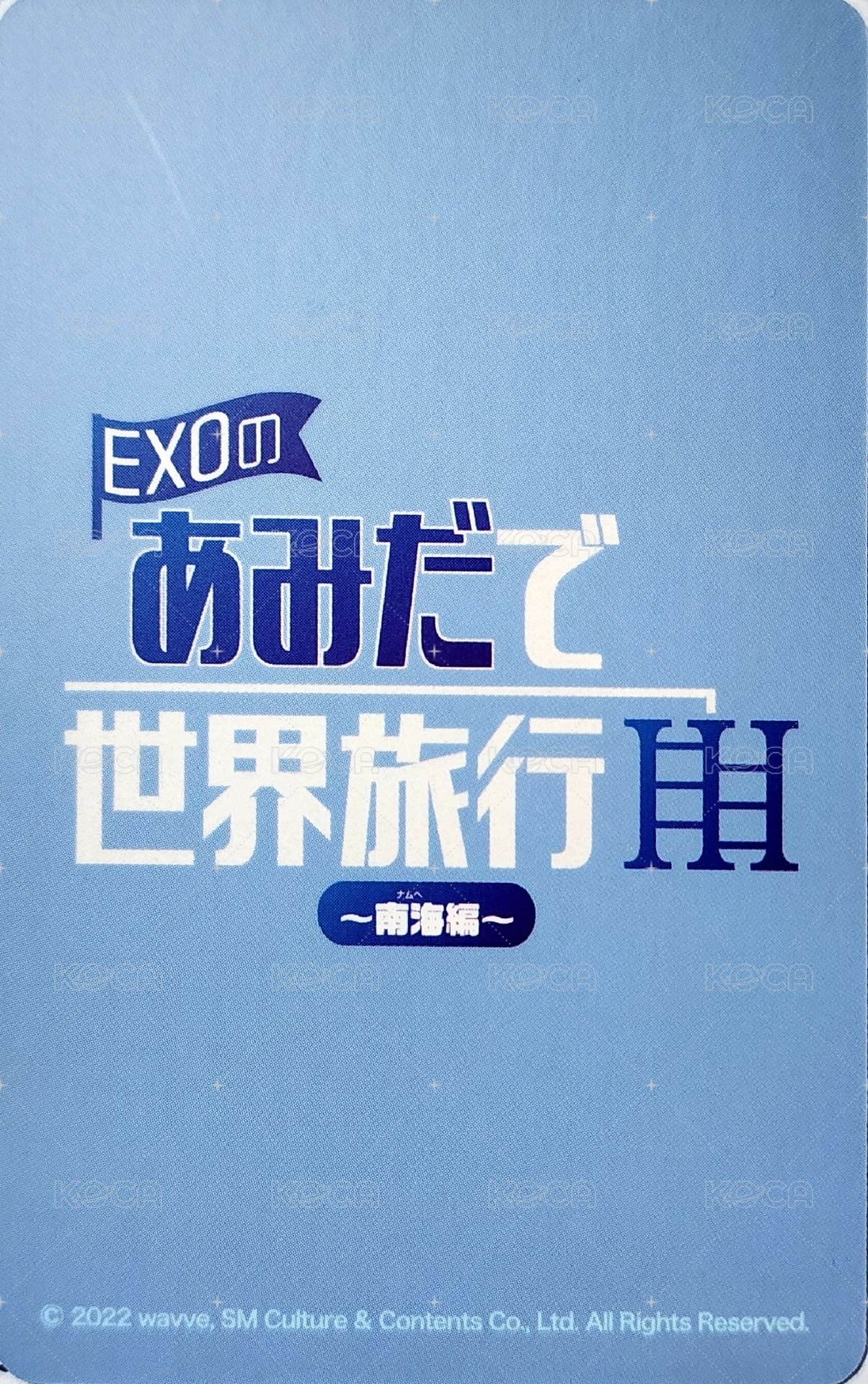 爬梯子3 wvs 特典卡  背面