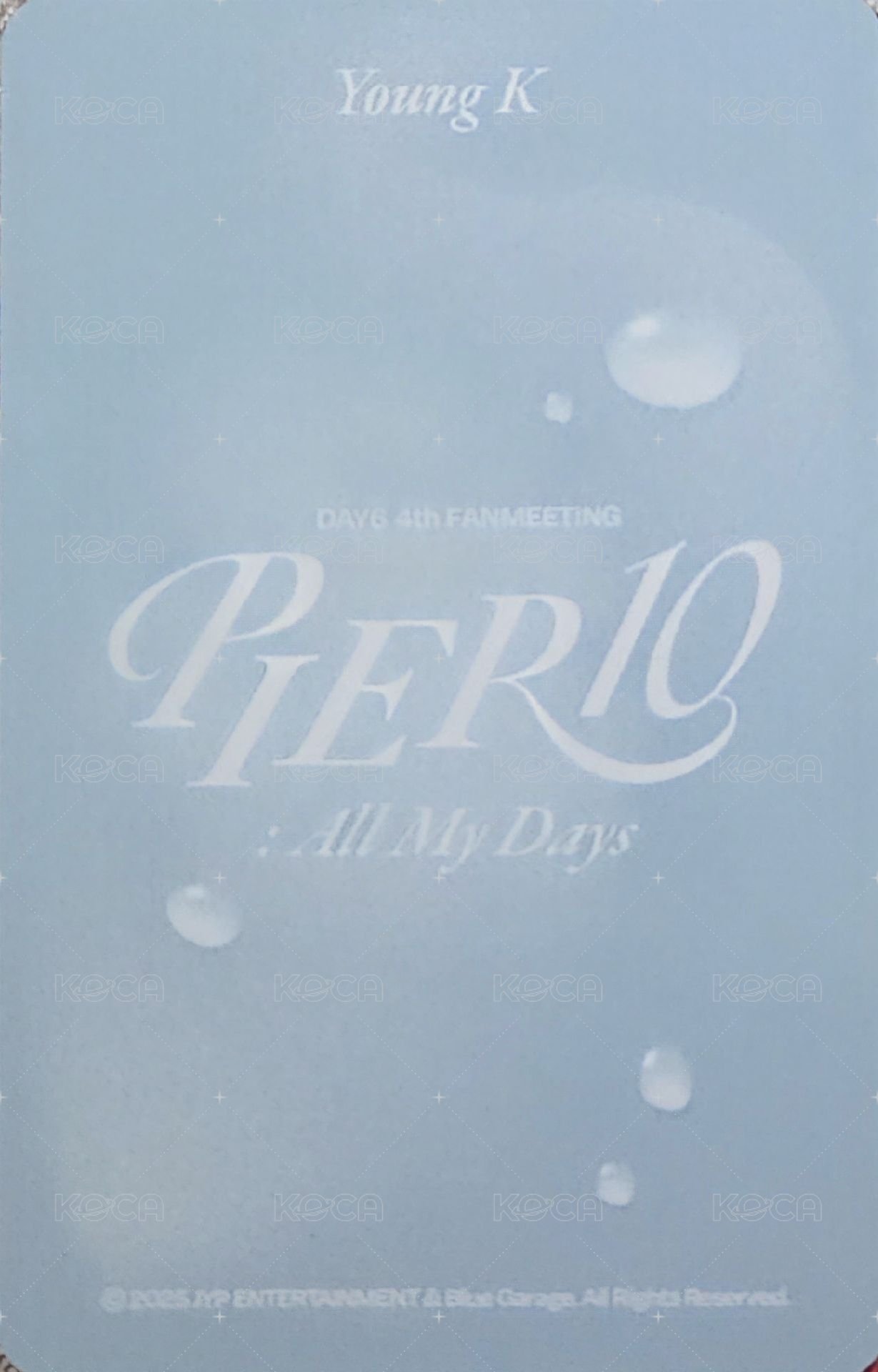 4th FM 隨機卡  背面