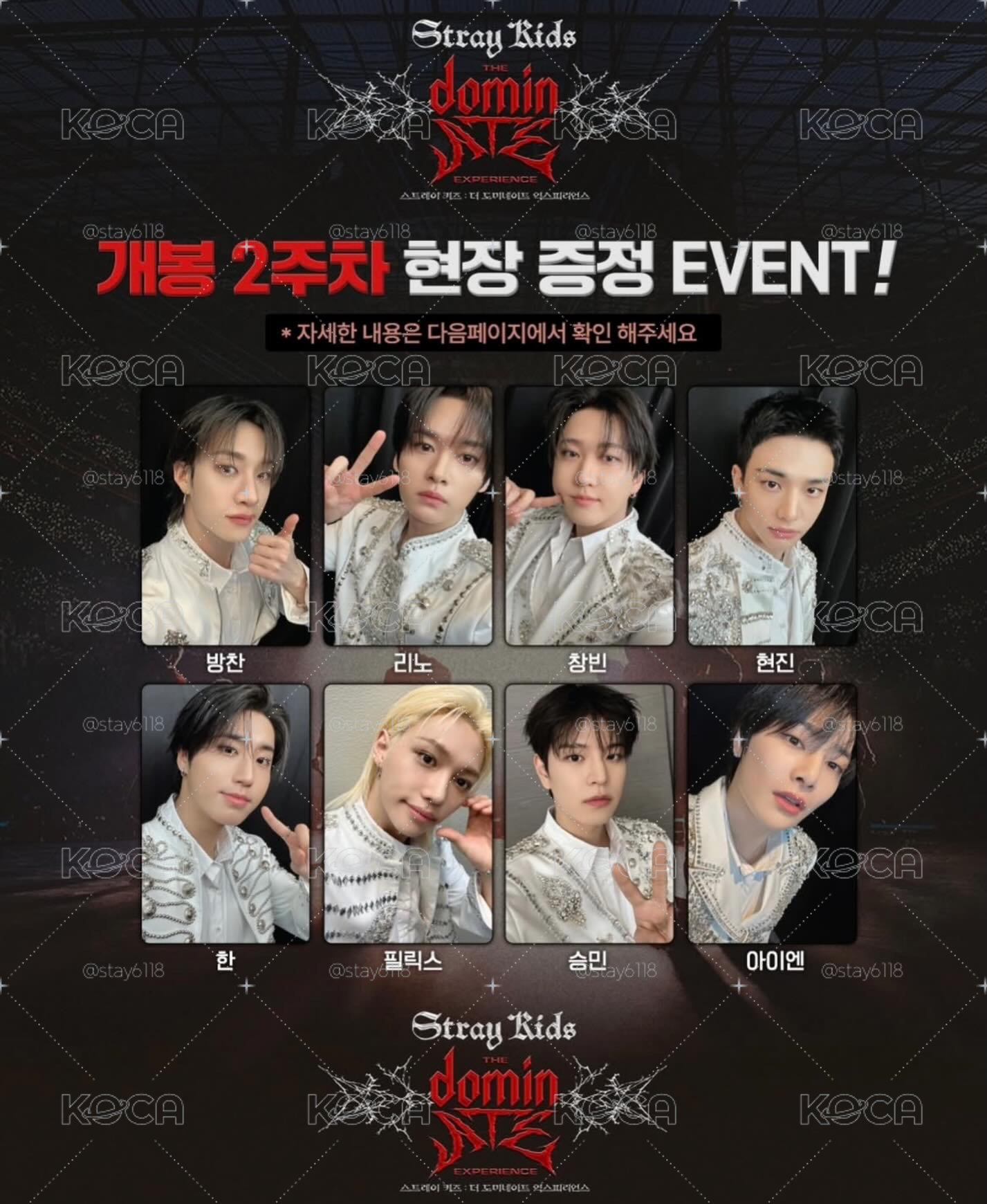 SKZ 3rd世巡韓國CGV紀錄片限定小卡
