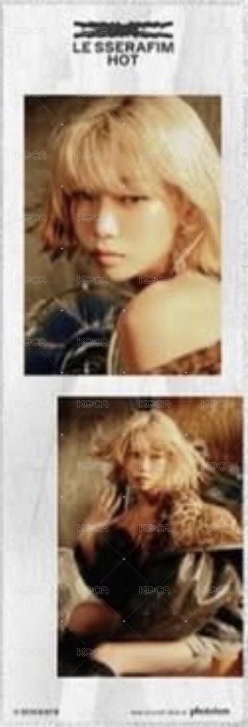 HOT photoism 2.0 人生四格卡  背面