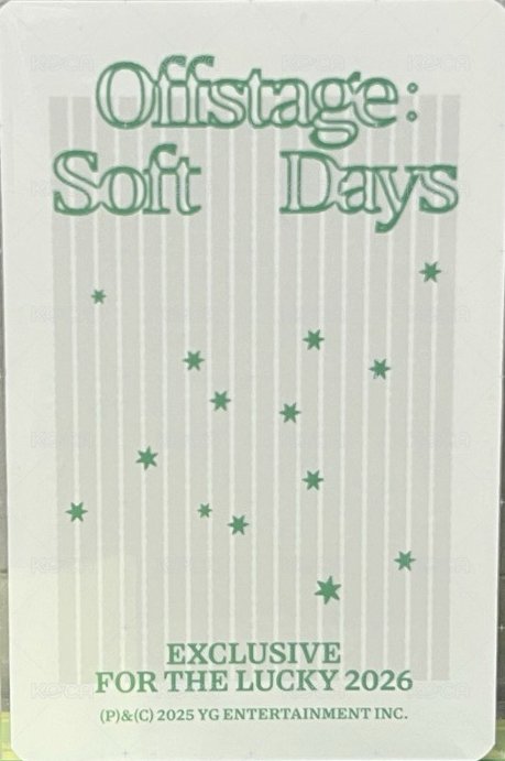 26年曆 wvs 幸運卡  背面