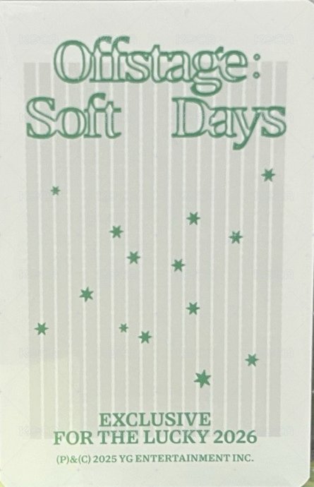 26年曆 wvs 幸運卡  背面