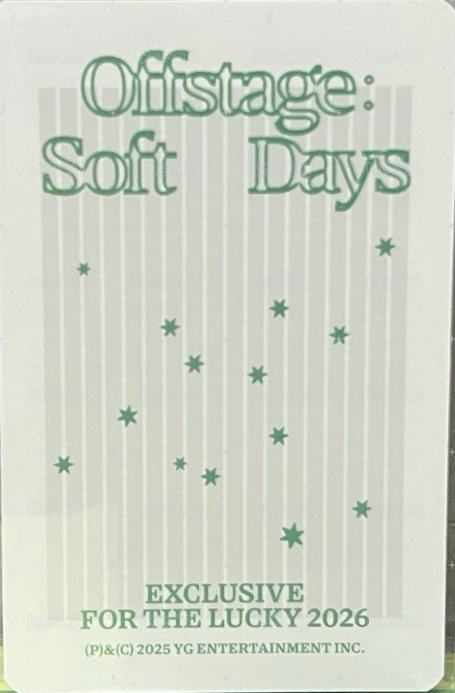 26年曆 wvs 幸運卡  背面