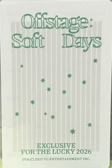 26年曆 wvs 幸運卡  背面