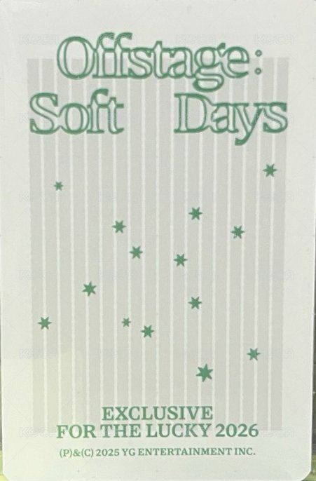 26年曆 wvs 幸運卡  背面