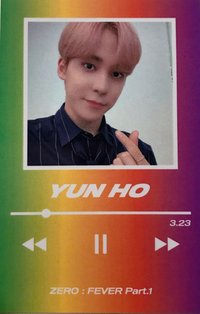 Fever pt.1 ATEEZ JP POP UP STORE 抽選卡 