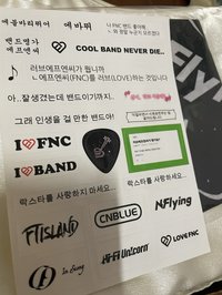 LOVE FNC 貼紙 
