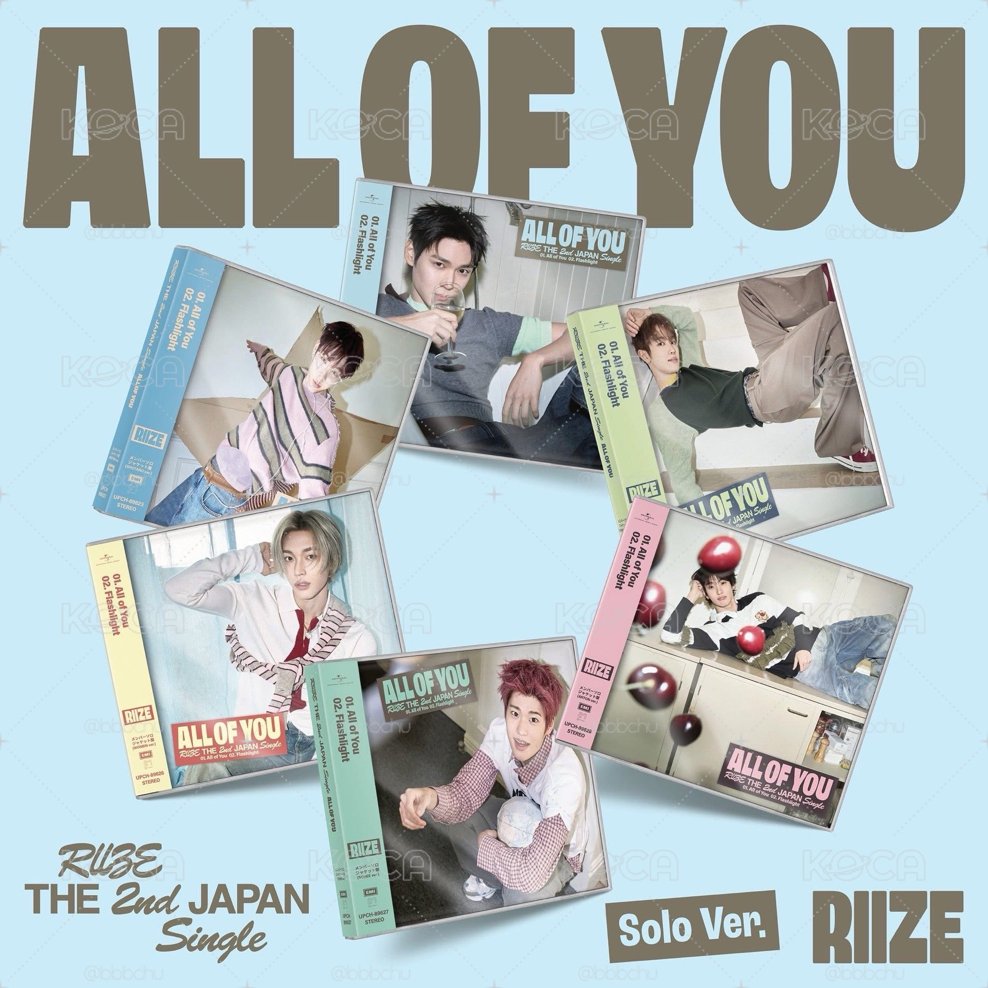 All of you 單封一套