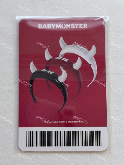 BABYMONSTER 亞巡髮箍卡