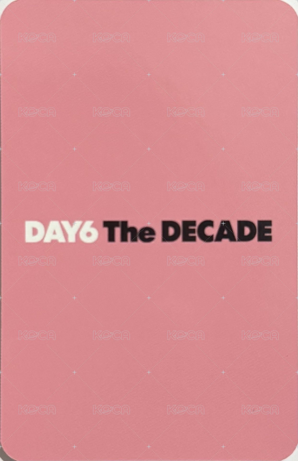 正四 yes24 特典卡  背面