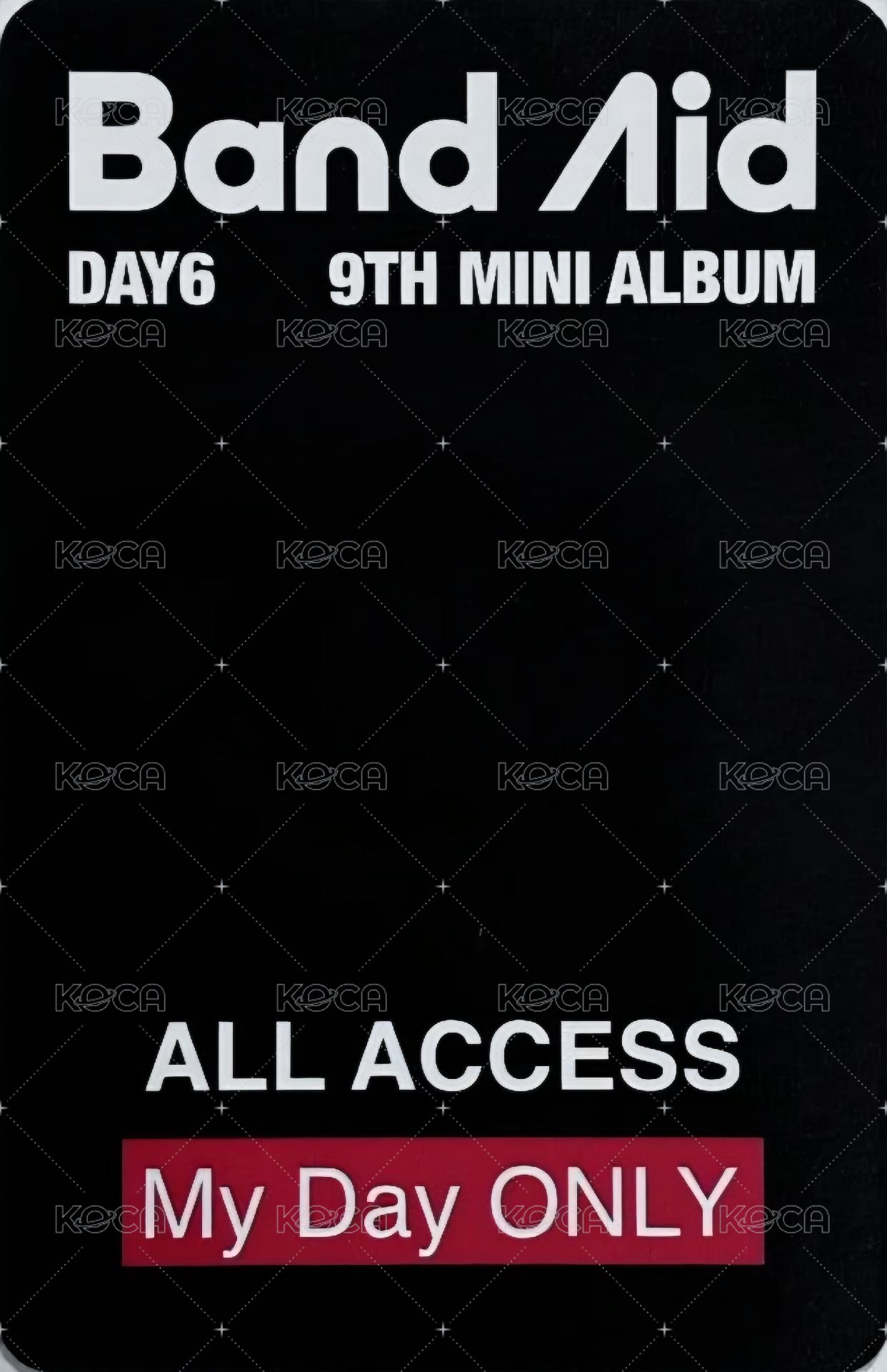 迷九 專輯卡 一般專 Rock Band ver. 背面