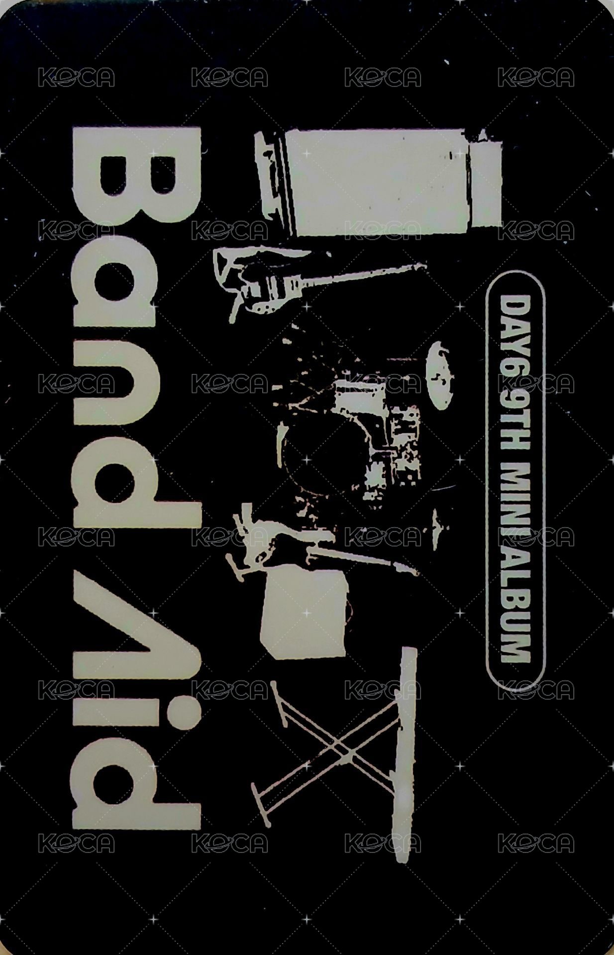 迷九 一般專 專輯卡 Rock Band ver. ID卡 背面