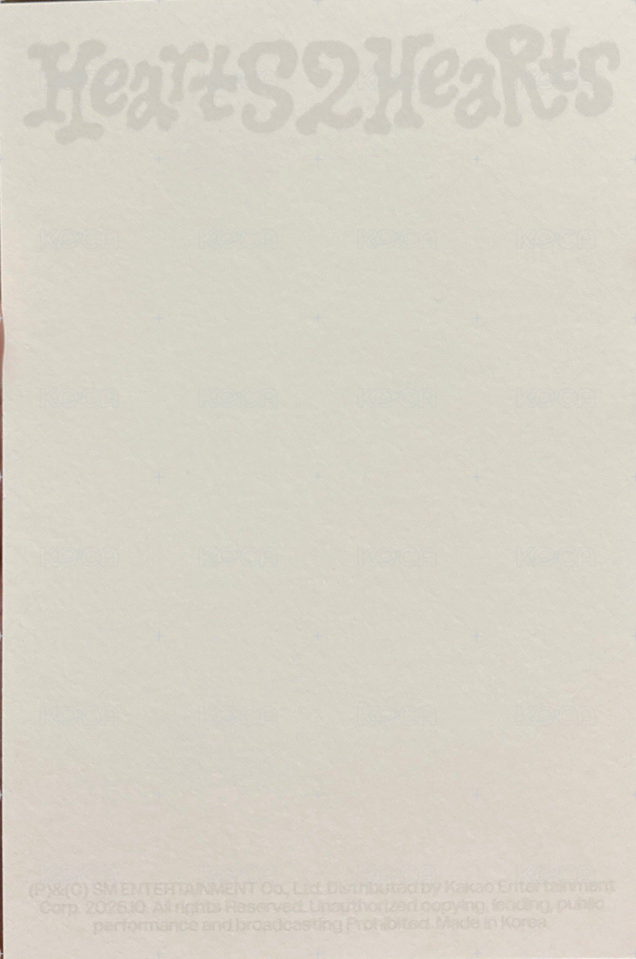 Focus 明信片 PB ver. 背面