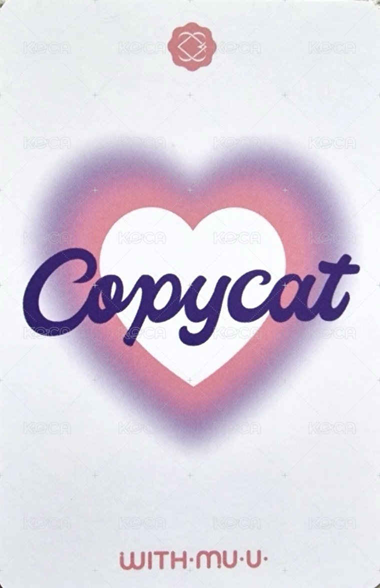 Copycat wm 幸運卡  背面