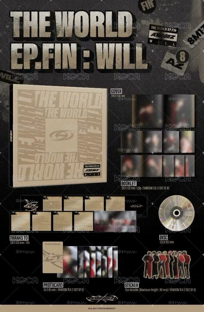 ATEEZ - [ THE WORLD EP.FIN : WILL ] 全新未拆專