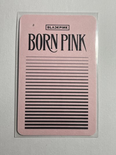 Blackpink Born Pink首爾演唱會 歌詞卡一套
