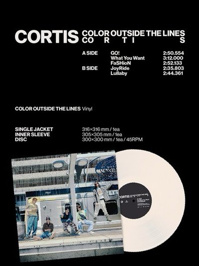 CORTIS - The 1st EP [COLOR OUTSIDE THE LINES] (Vinyl)黑膠