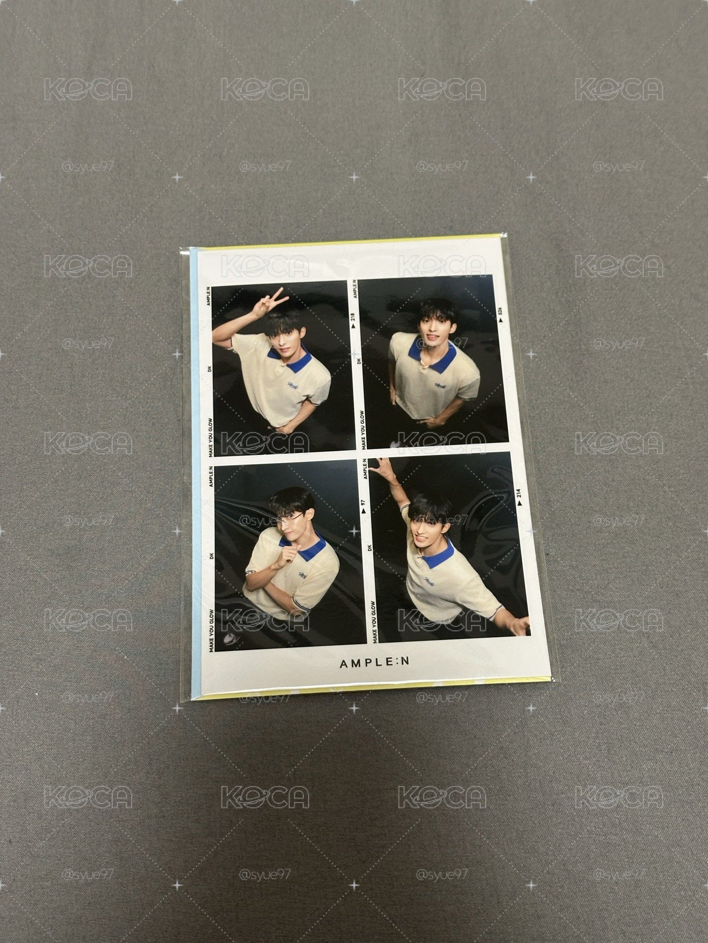 AMPLE:N 碩人生四格明信片