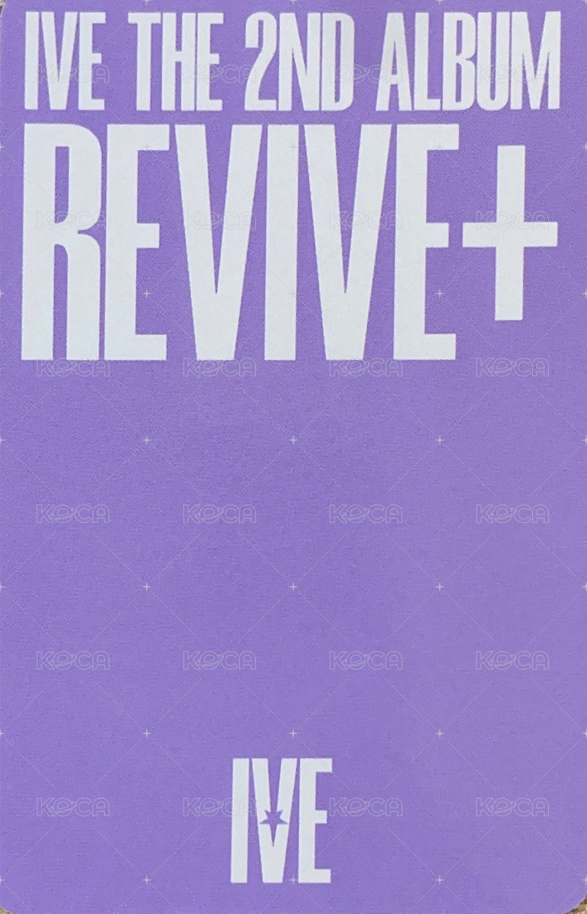 REVIVE+ 星船 特別版 特典卡  背面