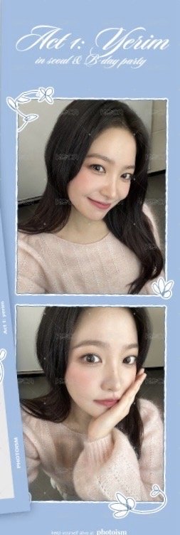 2026生日會 photoism 人生四格卡  背面