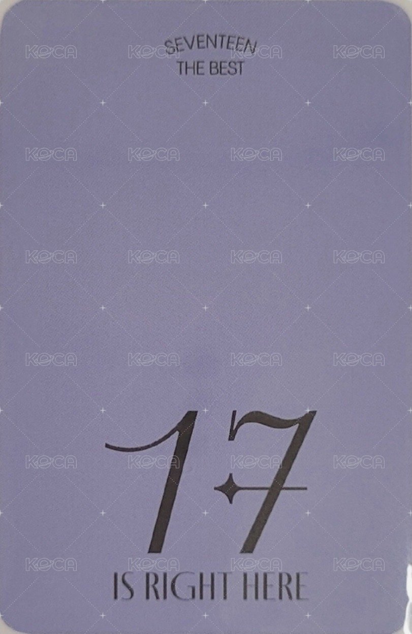 精選專 bdm 特典卡  背面