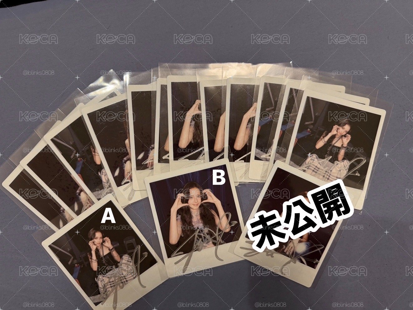 Jisoo台灣快閃滿額親簽拍立得未公開款*1