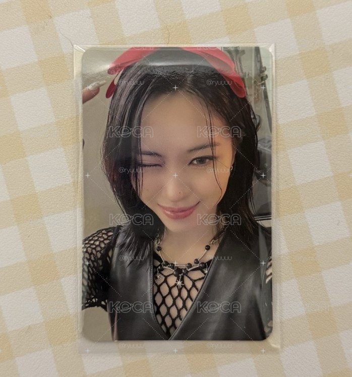 Itzy kmd sw2幸運卡 蝴蝶結留