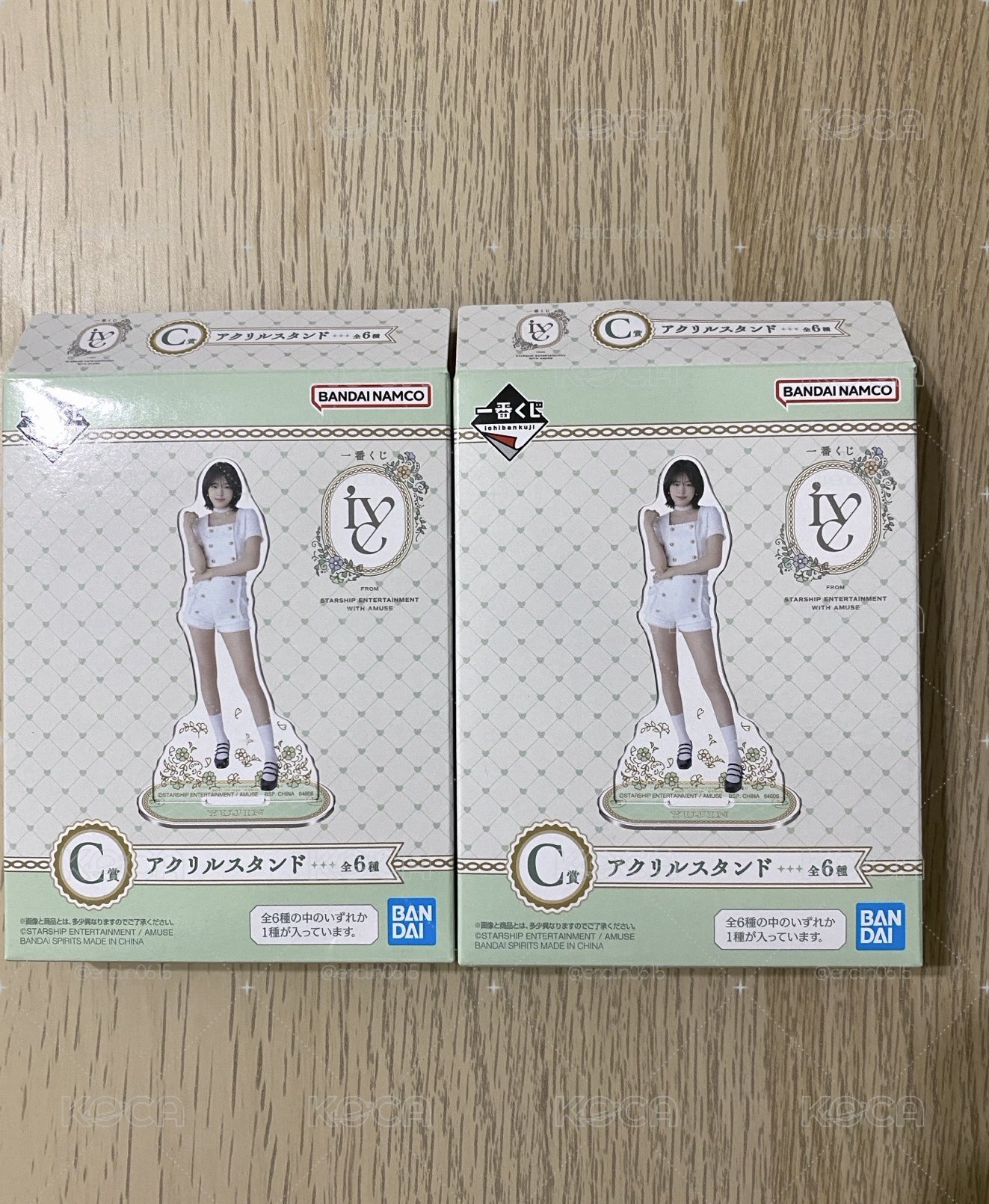 IVE 一番賞 C賞立牌 張員瑛&李瑞