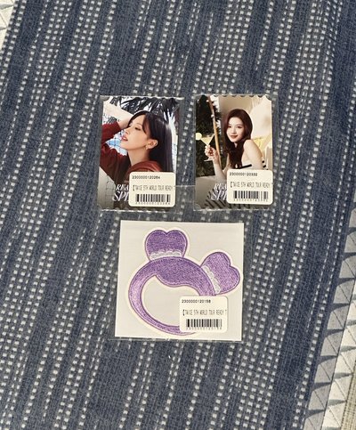 五巡一番賞刺繡貼紙 票卡