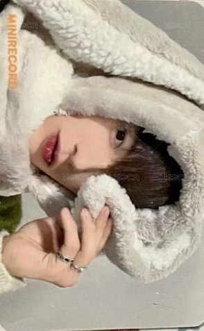 PHANTASY Pt.3 Love Letter MINIRECORD 3.0橫版兔毯 特典卡  背面