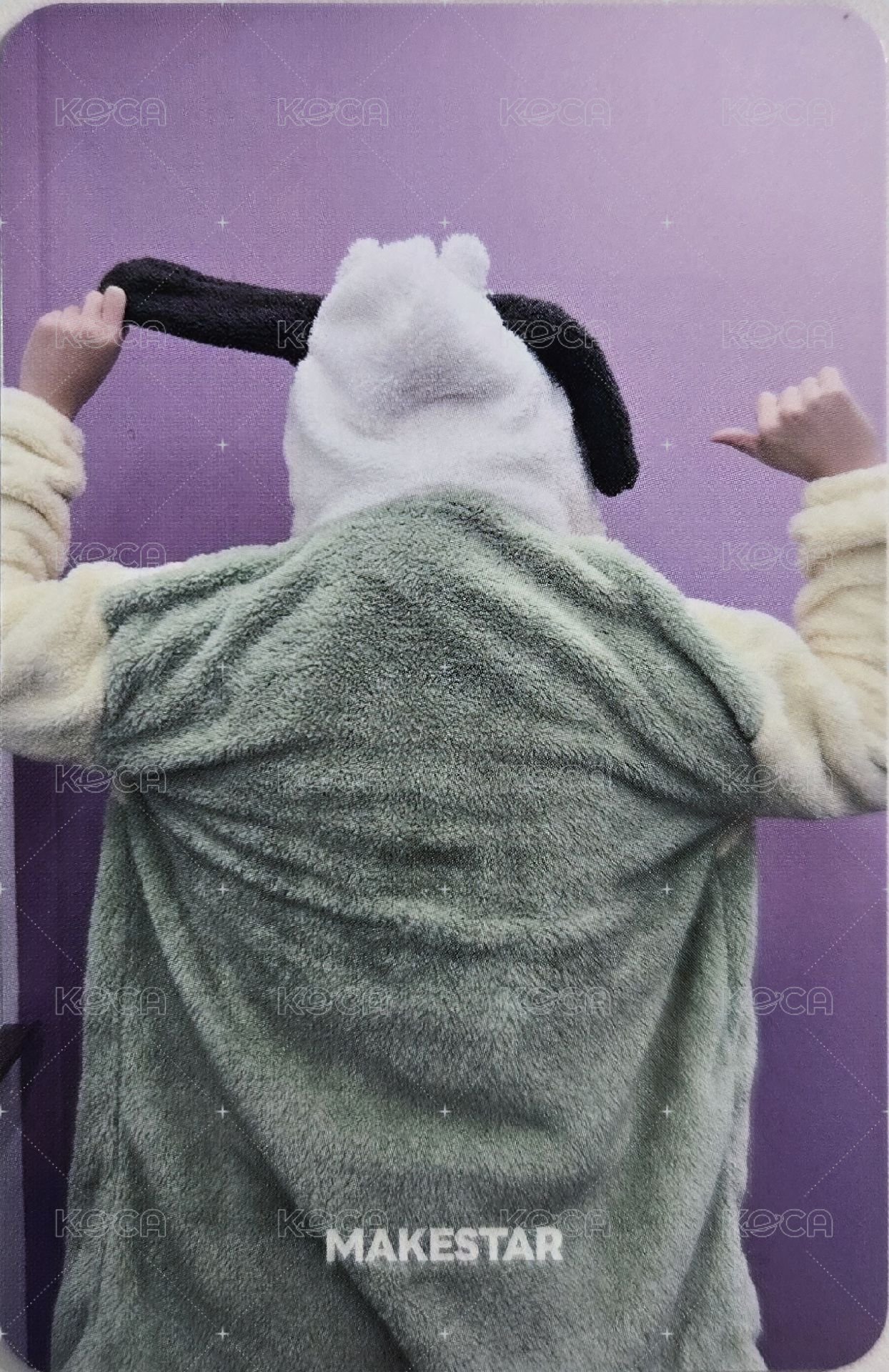 迷你八輯 ms 線上8.0 簽售卡 小狗ver. 背面