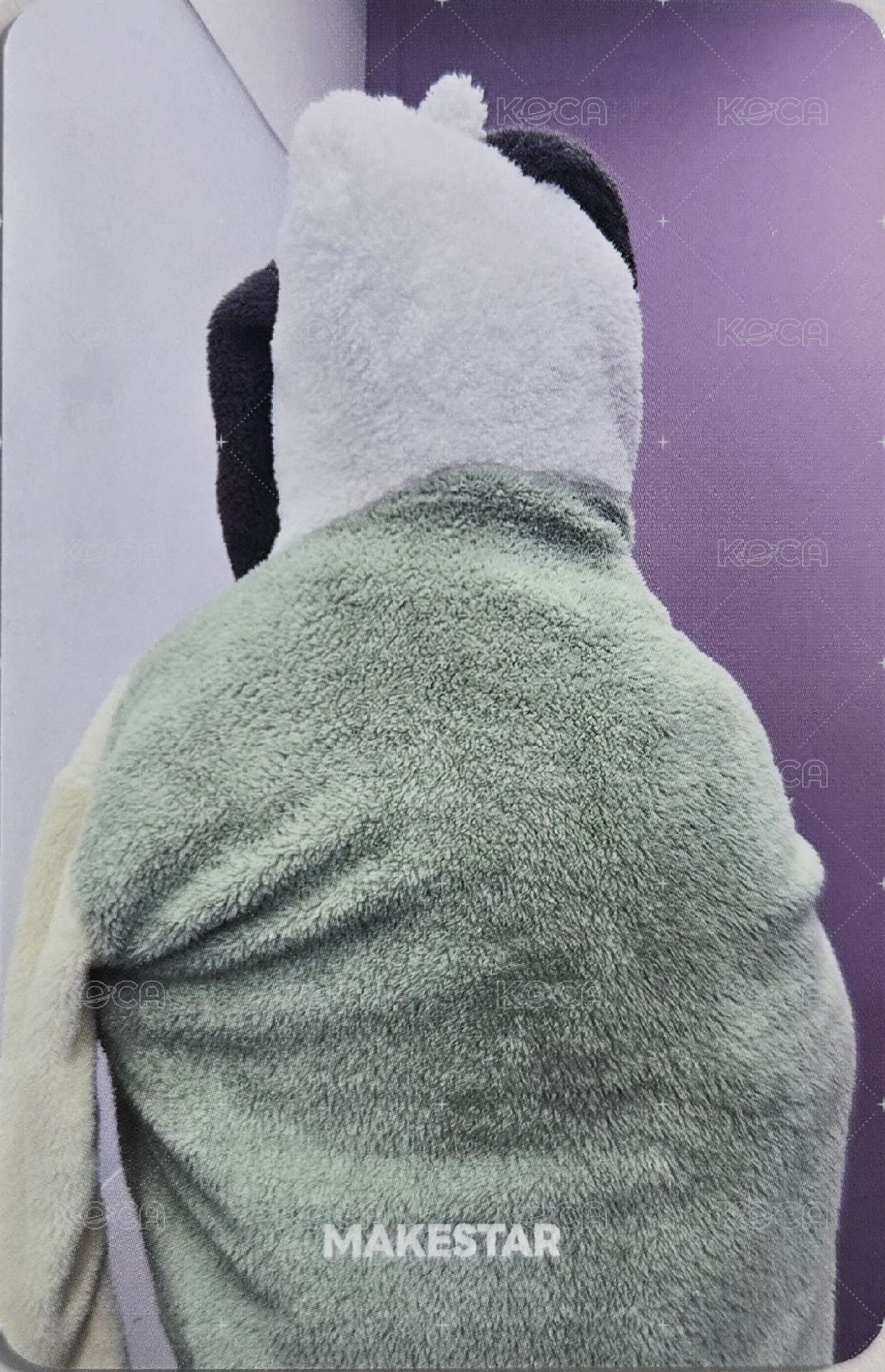 迷你八輯 ms 線上8.0 簽售卡 小狗ver. 背面