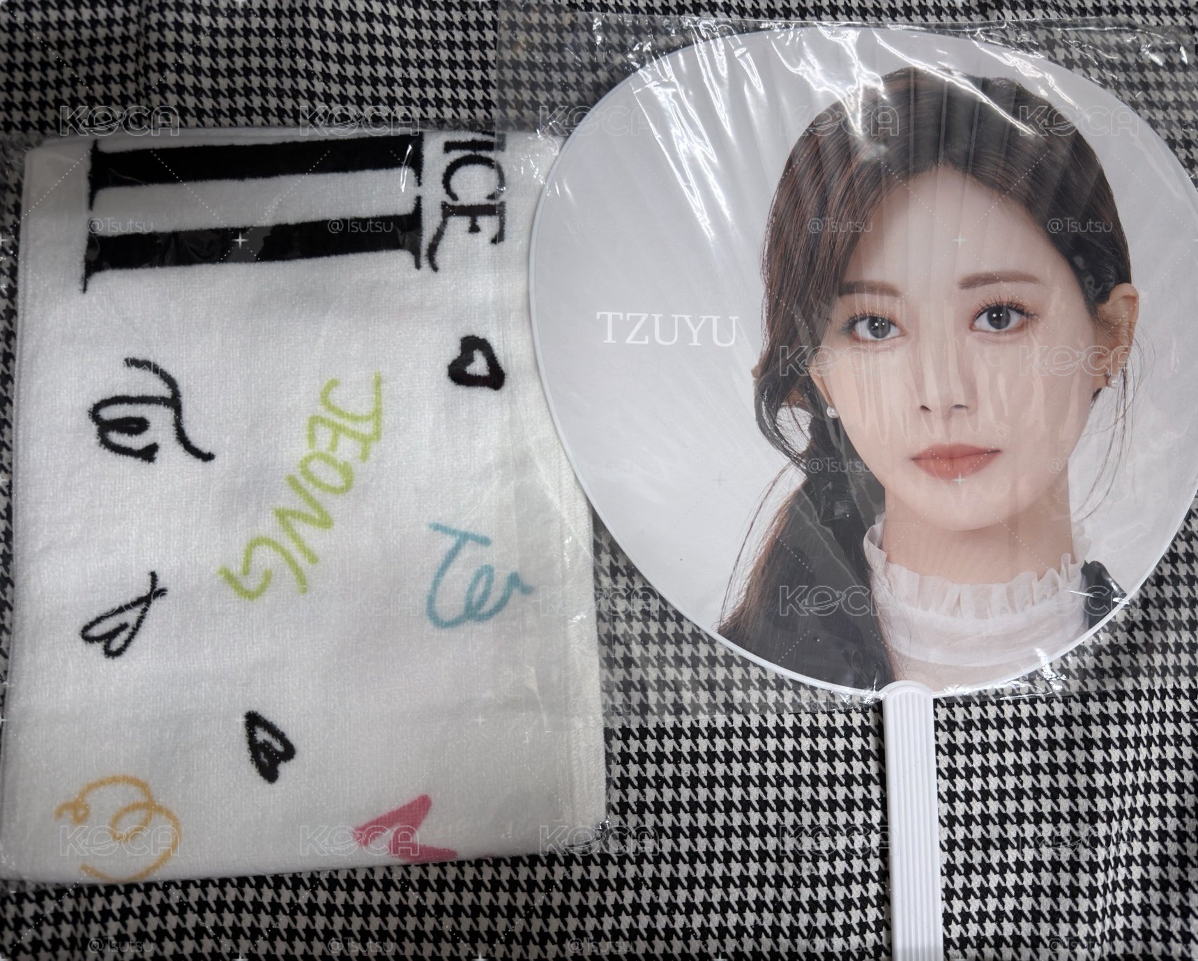 (現貨 合售 紙箱寄出）TWICE 四巡 日本 子瑜 大扇 扇子 毛巾