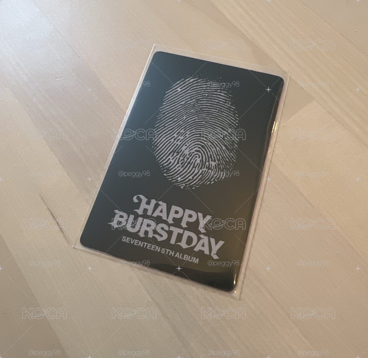 SEVENTEEN - [HAPPY BURSTDAY]  NEW ESCAPE KiT DK小卡