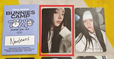 【Minji玟池】NewJeans 2024 東京巨蛋場 P席限定成員小卡(拆售)