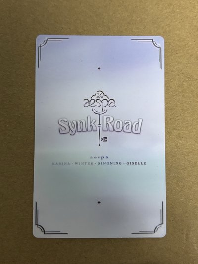 aespa Karina 柚子 團綜 Rakuten books 特典卡 樂天特典 柚-