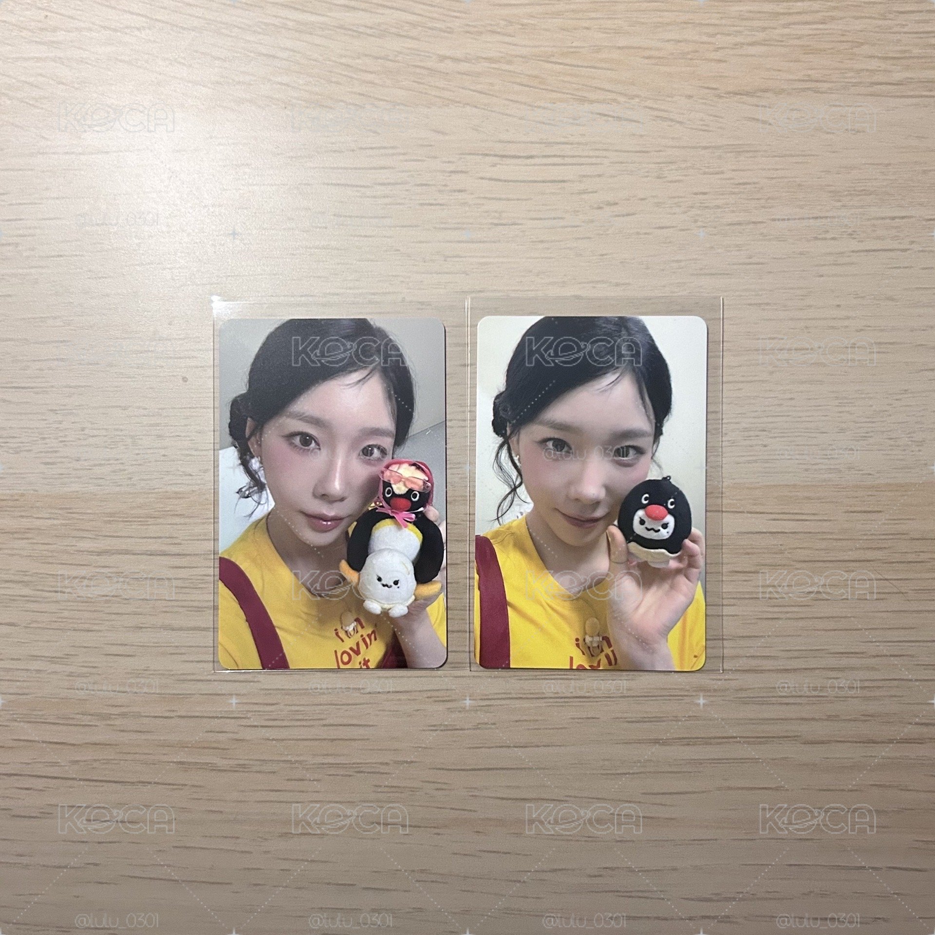 💙）現貨 太妍 PINGU 企鵝家族 聯名 滿額卡 小卡