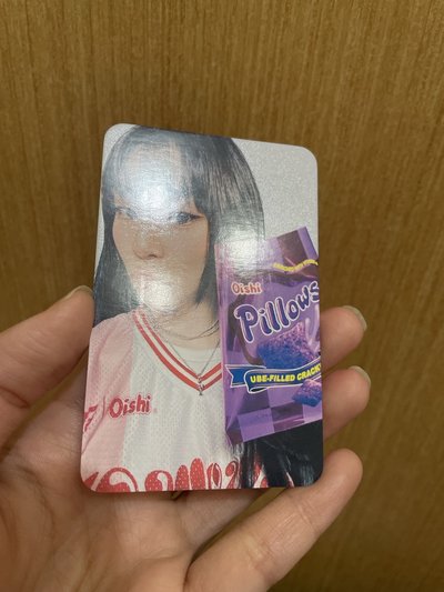 Twice 彩瑛Oishi餅乾代言卡 二代