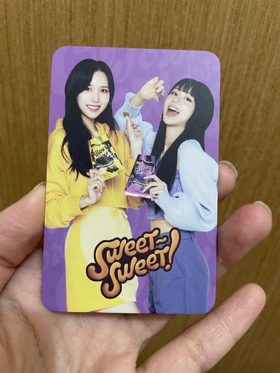 Twice_Oishi一代餅乾代言卡 團卡南&彩