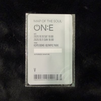 BTS ON:E 票卡 周邊卡 泰亨 V