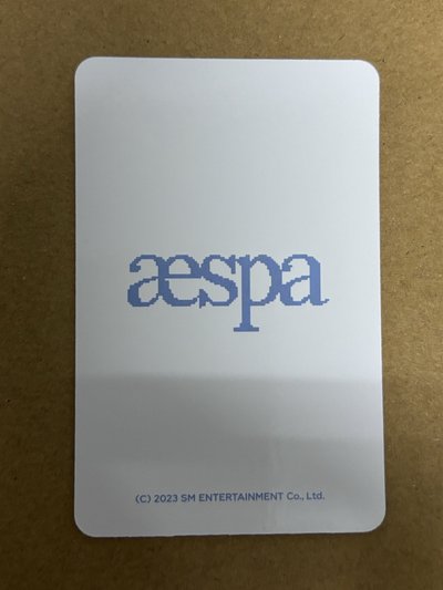 aespa NingNing 寧 ctmi 隨機卡 藍版寧 寧-