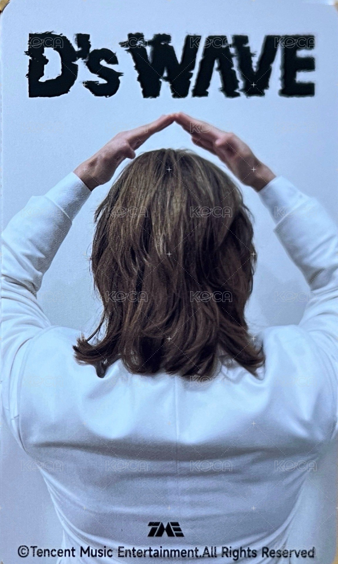 QQ音樂 典藏星光卡 QQ音樂 星光卡 4星 日常可愛卡A 背面