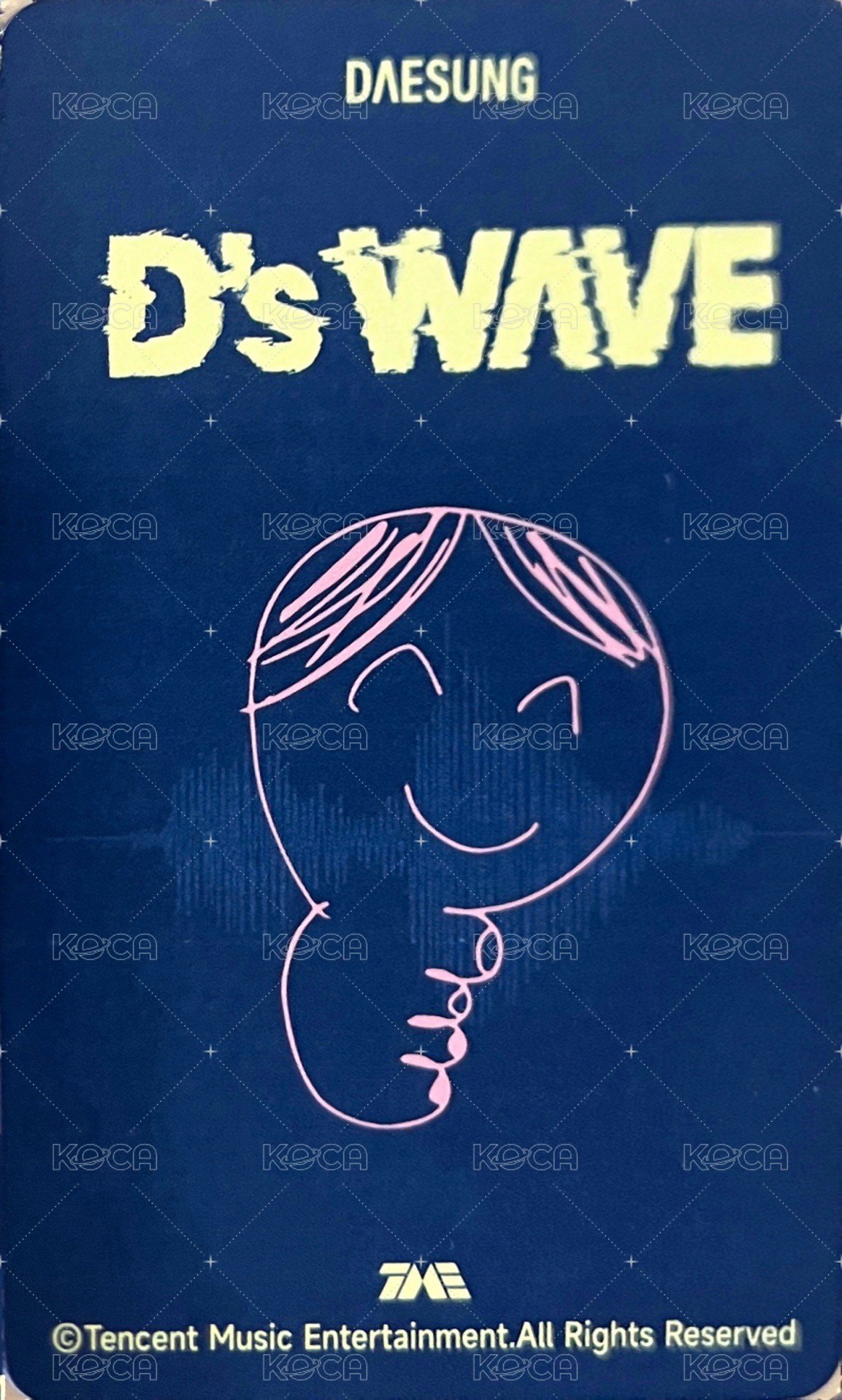 QQ音樂 典藏星光卡 QQ音樂 星光卡 2星 手繪記錄卡D 背面