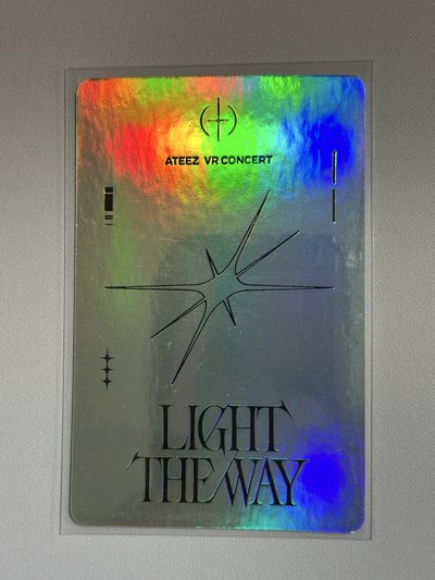 ATEEZ VR電影卡 LIGHT THE WAY閃卡 鍾浩