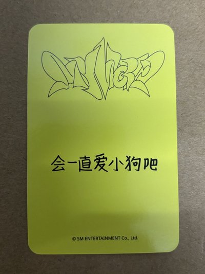 aespa Winter 冬天 MY WORLD sr 特典卡 星河預售A冬 冬-