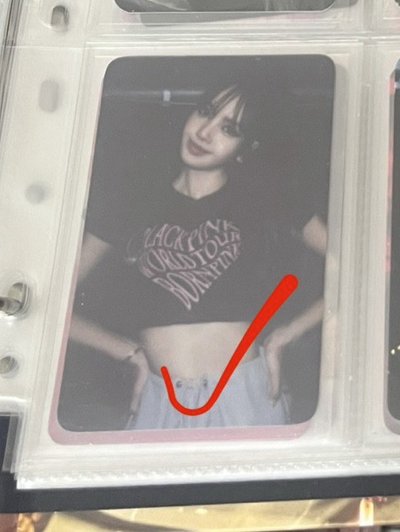 BLACKPINK LISA 2巡 周邊卡 卡冊卡